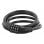 Cable antirrobo T'nB UMCODELOCK 1200mm Acero Aleación de zinc Negro con llave