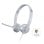 Auricular Lenovo 100 Stereo Analogue Headset Micrófono Giratorio Plata/Oficina