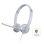 Auriculares Lenovo 100 Stereo Analogue con cable jack analógico para oficina Plata