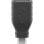 Adaptador USB Goobay 45397 USB-A Hembra a USB-C Macho Negro Alta Velocidad 5Gbps