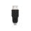 Adaptador USB 2.0 Micro B Macho a USB A Hembra OTG Negro RoHS
