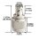 Adaptador UHF PL259 Macho a BNC Hembra Plateado Cumple RoHS 15g