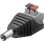 Conector DC macho Goobay 76748 5.5 x 2.1 mm Terminal Block 2-pin Negro Alta Compatibilidad