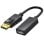 Adaptador DisplayPort a HDMI Negro Macho-Hembra 1080p Plug-and-Play 15 cm Universal