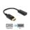 Adaptador DisplayPort a HDMI Negro Macho-Hembra 1080p Plug-and-Play 15 cm Universal