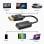 Adaptador DisplayPort a HDMI Negro Macho-Hembra 1080p Plug-and-Play 15 cm Universal
