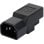 Adaptador Alimentacion C14 Macho A Nema 5-15r  Negro