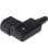 Conector Alimentacion C14 Iec Acodado Macho  Negro
