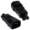 Adaptador Alimentacion Iec C14 Macho A C5 Hembra  Negro