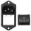 Conector Alimentacion Iec320 C14 Ac 250v 10a  Negro