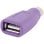 Adaptador Usb A Ps2 Para Teclado  Morado