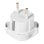 Adaptador De Enchufe De Uk A Enchufe Europeo  Blanco