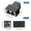 Adaptador Divisor De Red 1 Rj45 A 2rj45  Negro