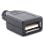 Conector Usb Tipo A Hembra Soldadura 4 Pin  Negro