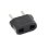 Adaptador De Enchufe De Eeuu A Enchufe Europeo 2  Negro