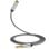 Cable Alargador Audio Textil 4 Pin Jack 3.5 Mm 5 M Plateado
