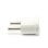 Adaptador De Enchufe De Eeuu A Enchufe Europeo 2  Blanco