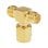 Adaptador Triple T Rf Rp-sma Hembra A 2x Rp-sma  Dorado