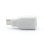 Adaptador Usb 3.0 Tipo A Hembra A Usb Tipo C Macho  Blanco