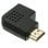 Adaptador Hdmi Acodado Derecha 270 Grados  Negro