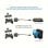 Adaptador Conversor Para Mando De Ps1 Ps2 A Ps3 O Pc  Negro
