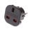 Adaptador De Enchufe De Uk A Enchufe Europeo  Negro