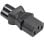 Adaptador Alimentacion C13 Hembra A C6 Macho  Negro