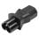 Adaptador Alimentacion C13 Hembra A C6 Macho  Negro