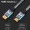 Cable Hdmi 2.1 De 8k Nylon 2 M Negro
