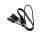Cable De Audio Estereo 3x Jack 3.5mm Hembra A 3.5mm 4 Pin 0.50 M Negro