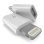 Adaptador Usb Micro B A Lightning  Blanco