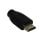 Adaptador Micro Hdmi Hembra - Hdmi Macho  Negro