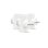 Pack De 3 Adaptadores De Enchufe Triple Con Toma De Tierra - Enchufes Schuko Blancos Para Hogar Y Oficina