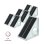 Garza - Conjunto De 6 Luces Solares Triangulares Para Escaleras Con Iluminación Multicolor Y Sensor Crepuscular, Ip65, R