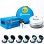 Garza Geoblueshield49: Kit De 6 Luces De Emergencia Para Coche Homologadas Dgt V16.3 Con Estuche Y Batería Energizer 9v