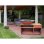 Barbacoa Grande Con Mueble Y Plancha Acero