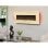 Chimenea Eléctrica Panorámica Con Luz Led Ambiental Y Panel Frontal Mdf