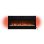 Chimenea Eléctrica Panorámica Con Luz Led Ambiental Y Panel Frontal Mdf
