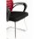 Sillas De Escritorio - Silla Confidente Binet - Rojo