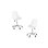 Packs Sillas - Pack 2 Sillas Dicron - Blanco