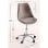 Sillas De Escritorio - Silla Neo Terciopelo - Gris Claro