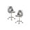 Packs Sillas - Pack 2 Sillas Neo Patchwork - Patchwork Blanco Y Negro