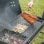 Innovagoods Ig827755 Pack Barbacoa Plegable De Acero Inoxidable Para Carbón Y Esterilla Para Horno Y Barbacoa 40 X 33 Cm