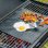 Innovagoods Ig827755 Pack Barbacoa Plegable De Acero Inoxidable Para Carbón Y Esterilla Para Horno Y Barbacoa 40 X 33 Cm