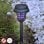 Lampe solaire anti-moustiques pour jardin Innovagoods IG827854, ABS noir