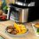 Innovagoods Ig827762 Pack Freidora De Aire Y Cesta De Silicona Plegable Negro 1700 W