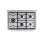 Vitrokitchen St9060in Cocina A Gas Natural 5fgos. Con Horno Eléctrico 90cm