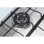 Plaque de cuisson gaz naturel Vitrokitchen En630lin 3 feux inox 60 cm
