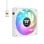 Ventilador THERMALTAKE CT120 EX ARGB Pack 3x120mm 65.47 CFM PWM Blanco LED 5V Hidráulico