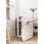 Create Frigorífico Una Puerta Retro 107L R600a ECO Friendly Beige/Mármol F